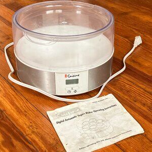 🌟 Euro Cuisine Digital Automatic Yogurt Maker – Homemade Goodness! 🌟